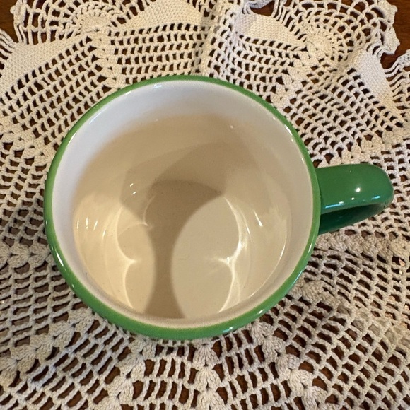 M&M's Green Coffee Mug featuring the phrase "Eat Your Heart Out, Darling!" - Picture 3 of 6